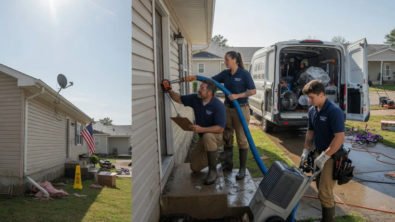 Ceiling Water Damage Restoration in Livermore Falls, ME near me